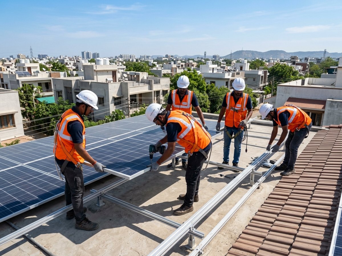 Industrial Solar Rooftop in Ankleshwar